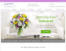 Tablet Screenshot of happyflowerslakewales.com